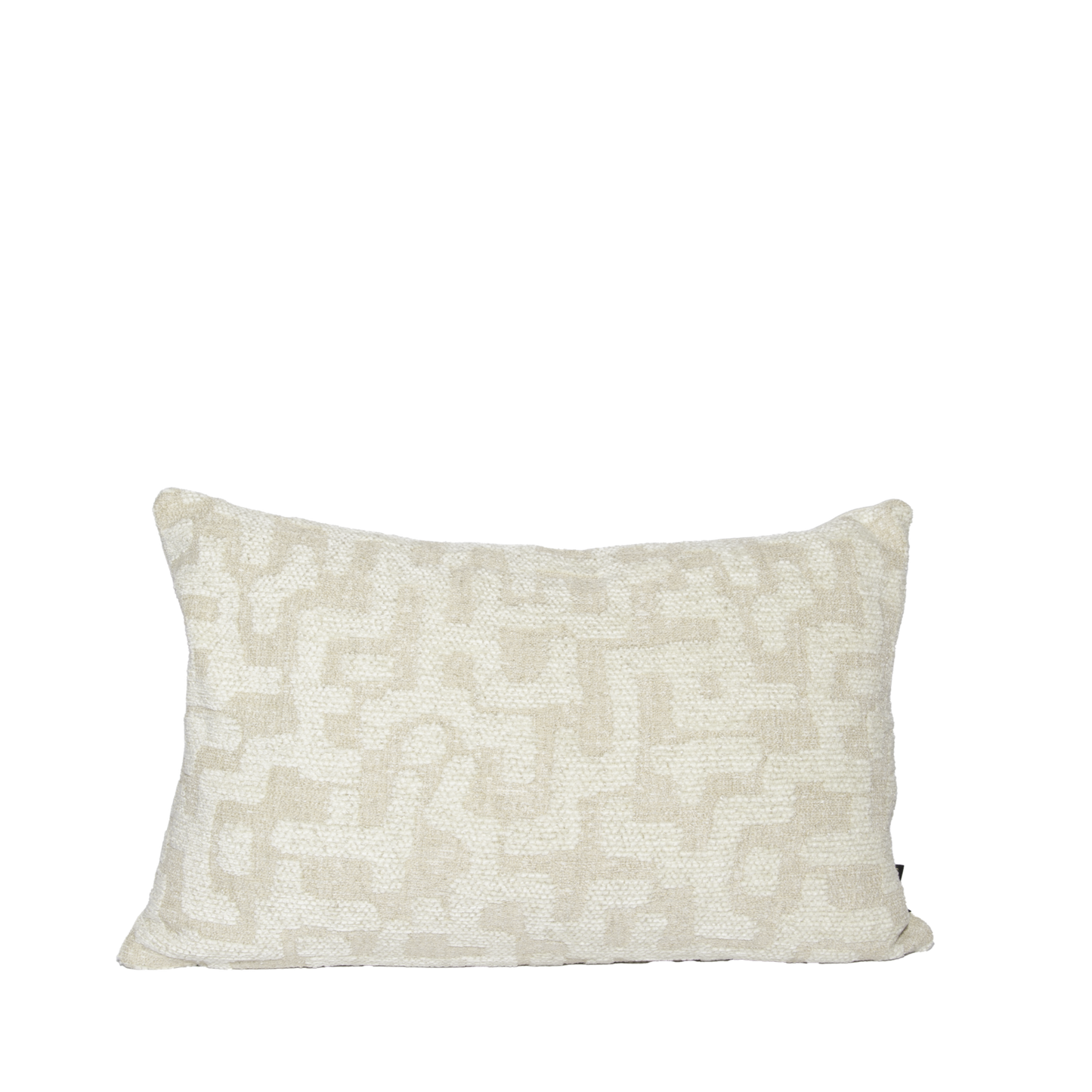 Langwerpig beige kussen