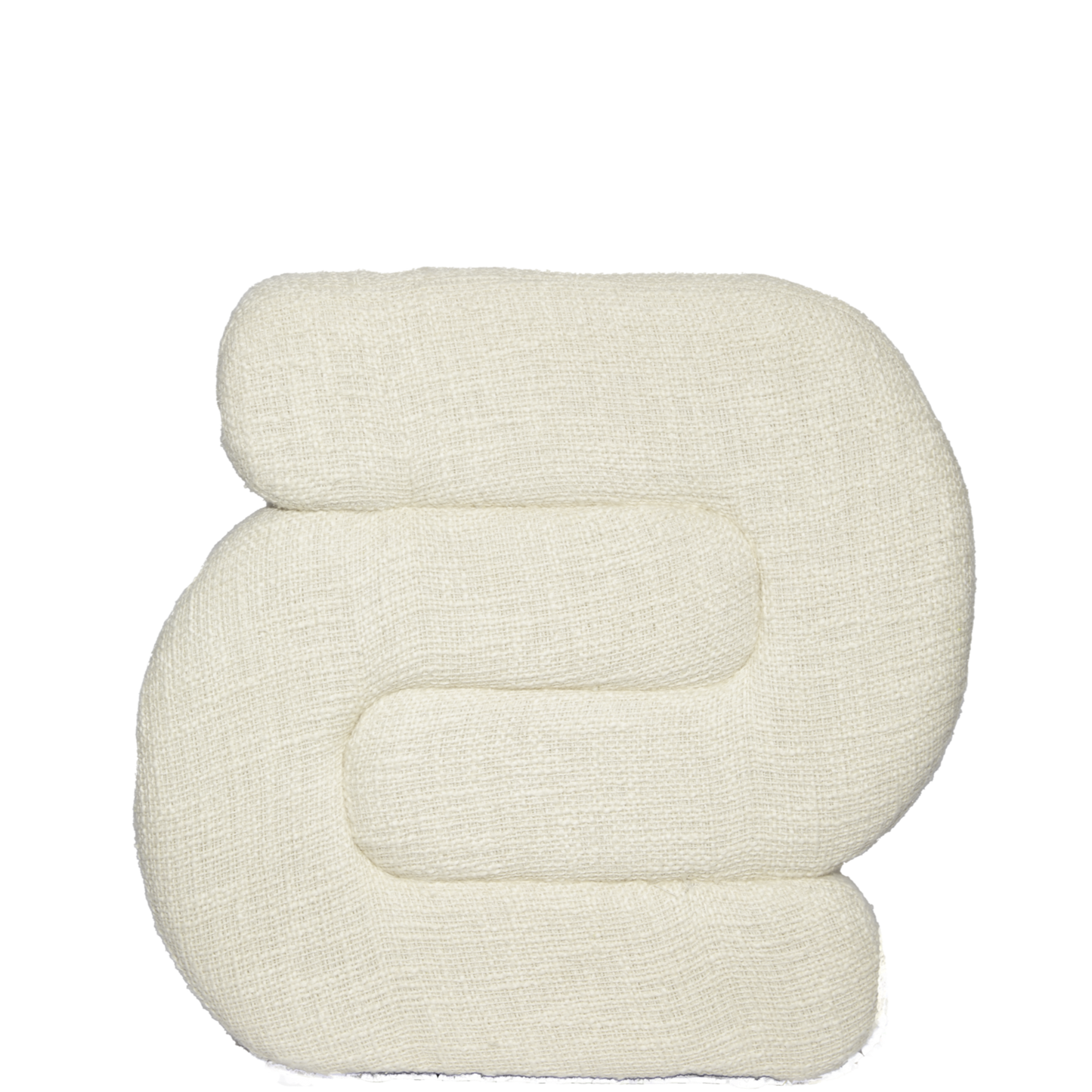 Beige poef